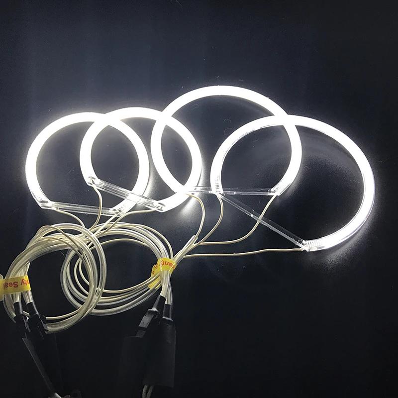 high quality daytime running lights DRL Angel Eyes LED RGB CCFL SMD headlight 4 ring set For BMW E83 X3 2003-2010 accessories