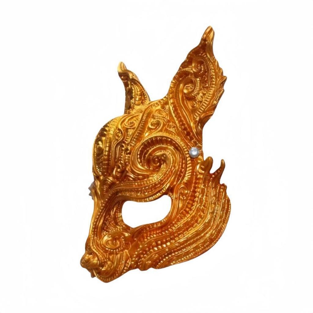 Stunning Face Full Owl Mask For Halloween Featuring Traditional Chinese Style And Unique Ears Rabbit