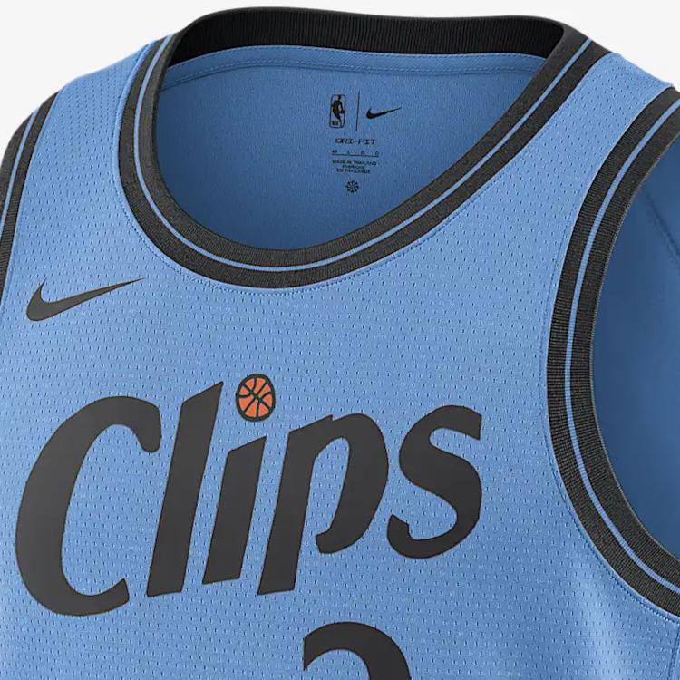 New Nike Kawhi Leonard La Clippers 2024/25 City Edition Men's Nike Dri FIT Nba Swingman Jersey FQ4345-462