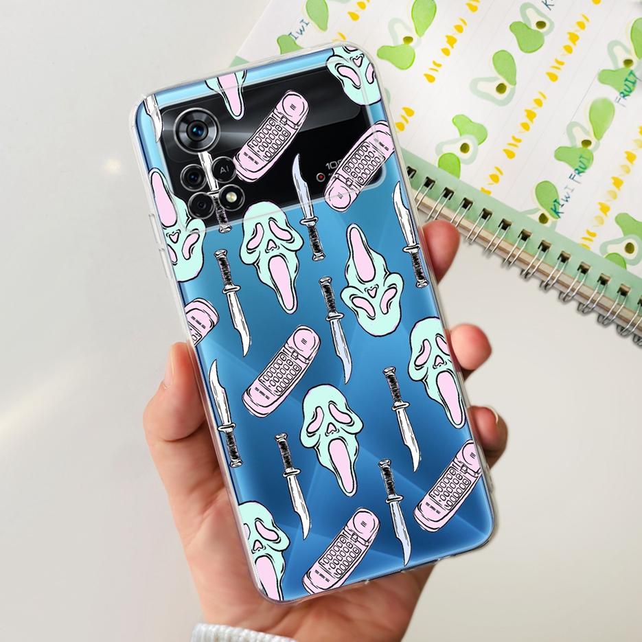 Für Xiaomi Poco X4 Pro 5G Hülle Stilvolle Bemalte Abdeckung Weiche Silikon Handyhülle Für Xiaomi Poco M4 Pro 5G M4Pro X4Pro Fundas Coque