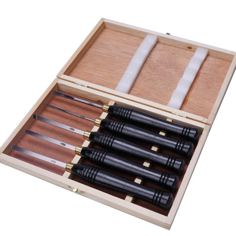 

5PCS Wood Carving Chisel Set Multi-purpose Engraving Tools Professional Carpenter Wooden Handle Chisels Craftsman DIY Knife 5 Piece Set