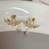 Korean Style Colorful Zircon Arc Earrings Studs - Trendy Spring Fashion for Women