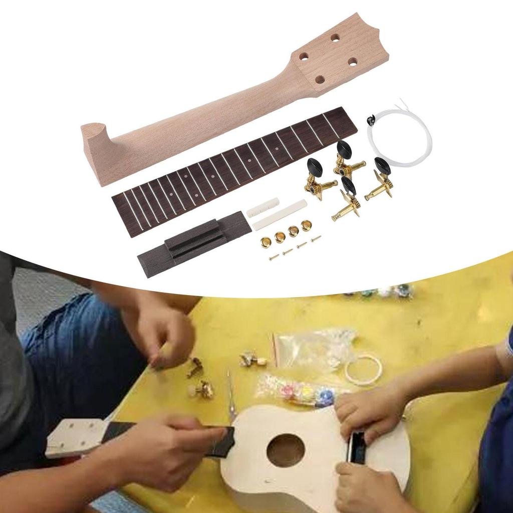 DIY Ukulele Kit Building Fun Manual Creative Wooden