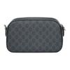 Gucci Canvas With Leather Camera Bag, Crossbody Bag, Shoulder Bag Small Mens Black Gray
