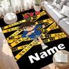 Custom Name Personalized Anime Print Carpet, Versatile Home Decor Rug, for Playroom, Apartment, Balcony, Entryway, Hallway Gift