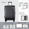 OEING Aluminum-Magnesium Alloy Carry-On Sit-On Luggage