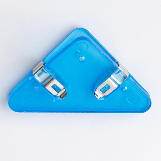 5Pcs Transparent Triangle Corner Clips Prevent Book Curling Multifunctional Document File Book Page Corner Clips Students Supplies