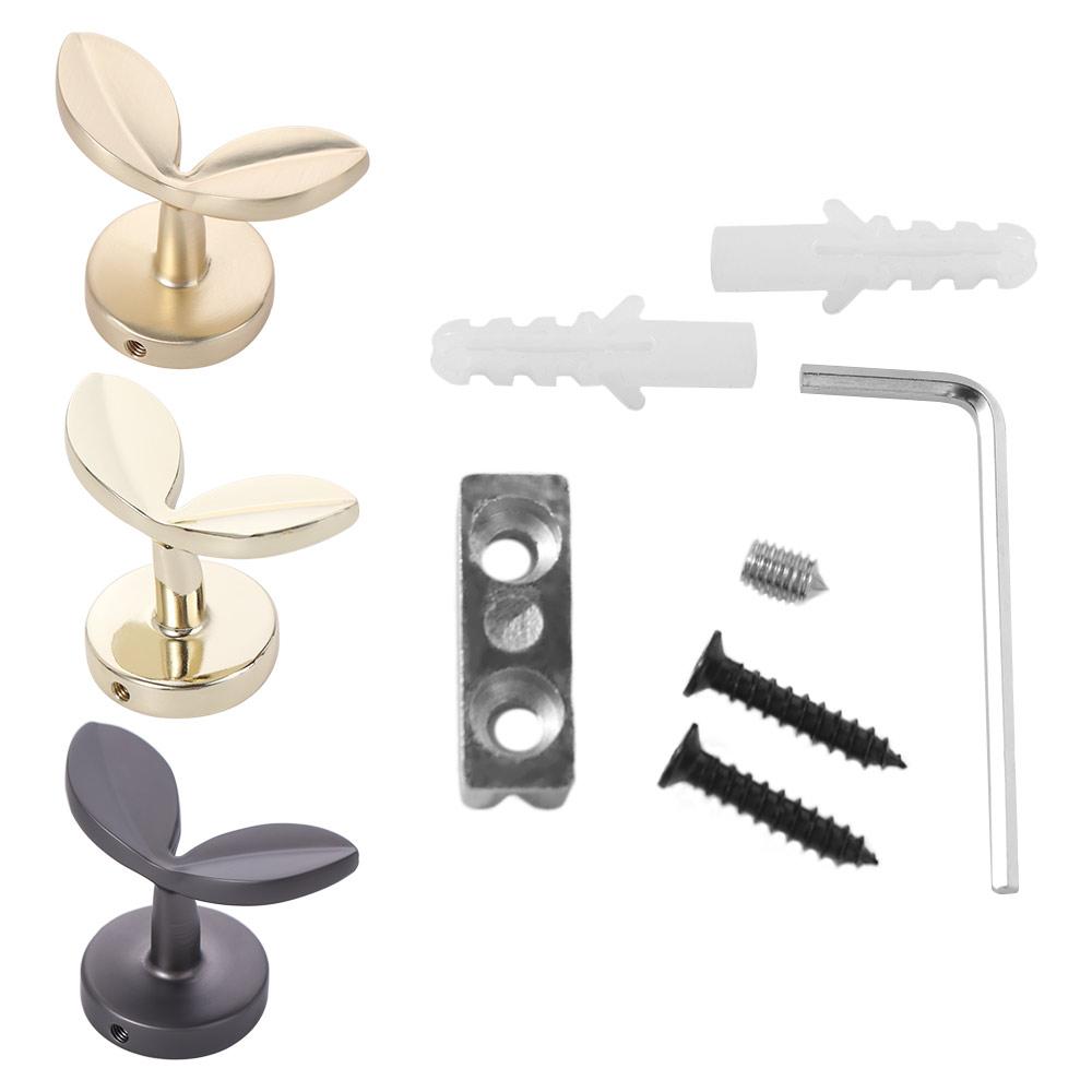 Easy Install Leaf Clothes Hook Elegant Hanging Storage Rack Creative Door Clothes Hook  Porch