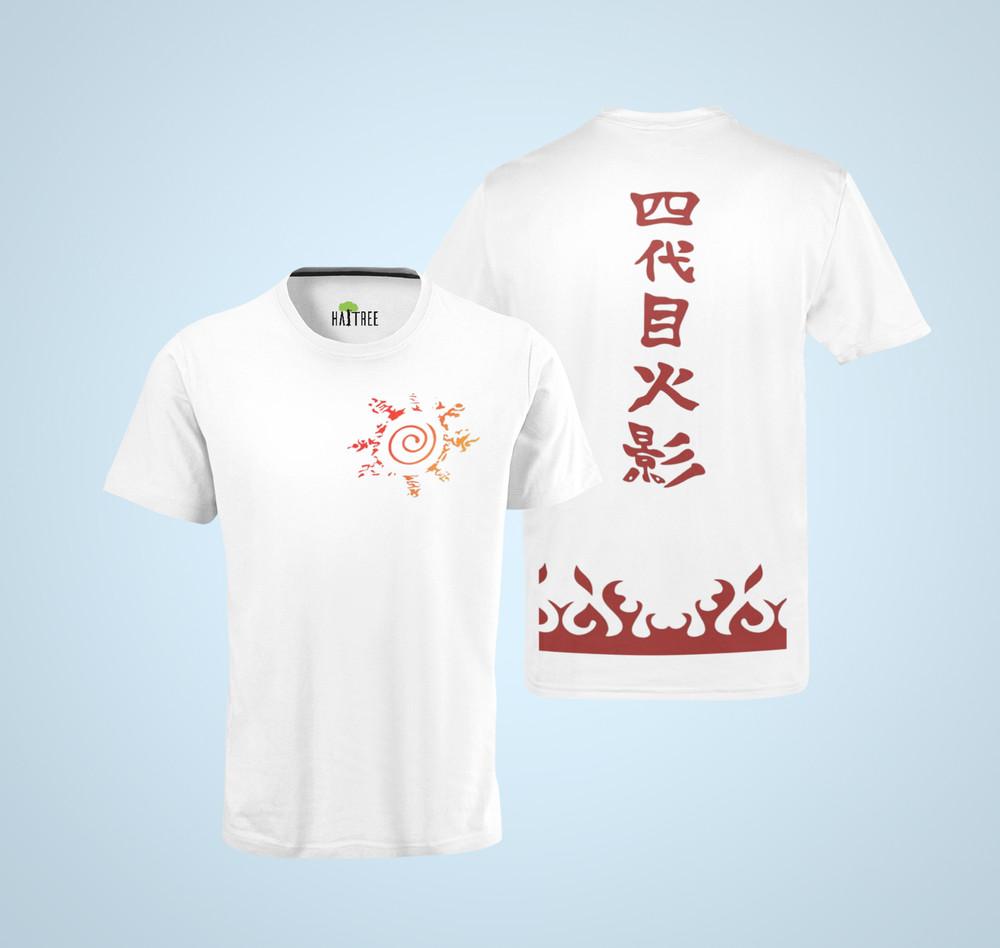 

Naruto Shippuden Minato Mantel Logo Anime Mode Vater Cospaly Bio Herren T-Shirt L