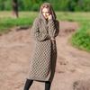 Women Winter Coats Wool Cardigan Solid  Jacket Sweater Long Loose Thick Coat