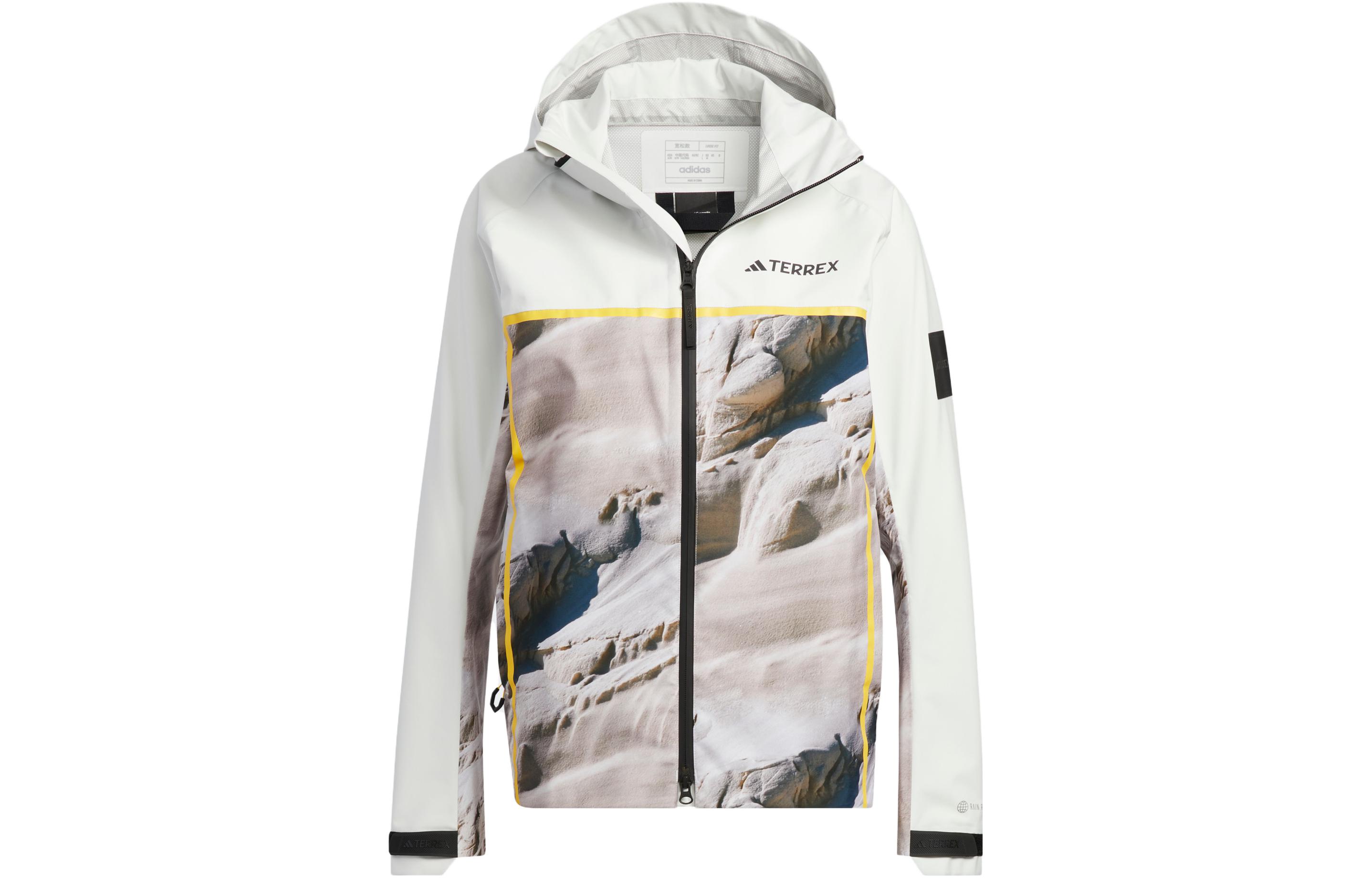 

Adidas Waterproof And Windproof Windbreaker Jacket Women s Jade White IC1991 S