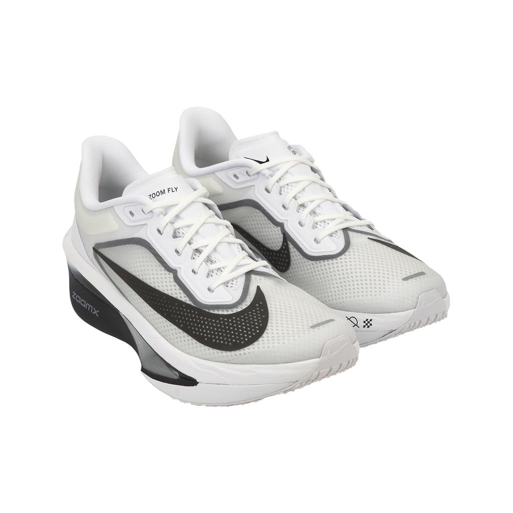 Nike Zoom Fly 6 White Black Men Sneakers Smoke-Grey Metallic-Silver FN8454-100