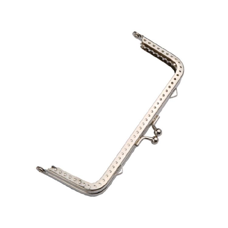 Kwadratowa Metalowa Rama Zapięcie typu Kiss Clasp Uchwyt do Torebki Rama z Zapięciem Kiss Clasp Rama do Tworzenia Torebek Kwadratowa Torebka Kopertówka Rama Rękodzieło DIY