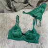 French Ice Silk Underwear Set for Women Sexy Ultra Thin Push Up Bra Set High Quality Comfort Lingerie Brassiere and Thongs Sets