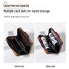 Unisex Zippered Multi-Card Wallet & Coin Purse