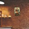 Vintage Metal Rooster Tin Sign Farmhouse Kitchen Wall Decor 3D Hanging Art