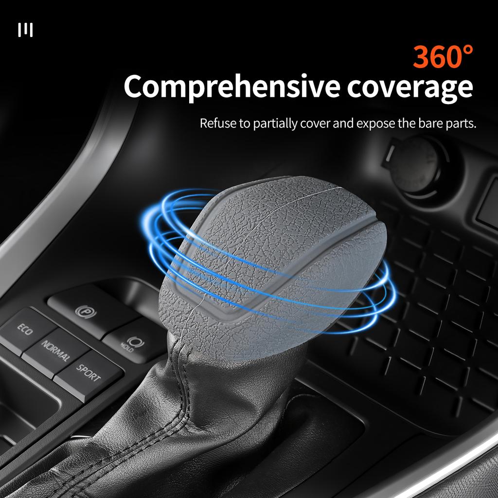1pc Car Automatic Gear Shift Knob Cover Kit Antislip Shifter Handle Cover For Toyota Corolla RAV4 Venza Harrier Highlander Camry