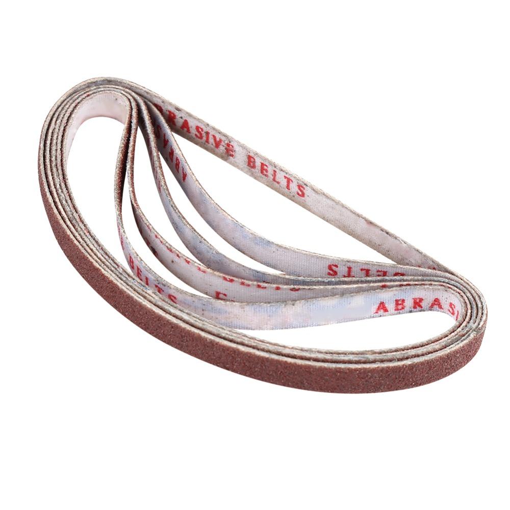 100pcs Replacement Power Finger File Medium Grit Abrasive Sanding Belts Straight Blade Cutting