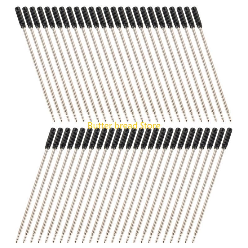 W89C 50Pcs Pen Refill Ballpoint Pen Replacement Refill for Twist Action Ballpoint Pen Standard Pen Refills синий
