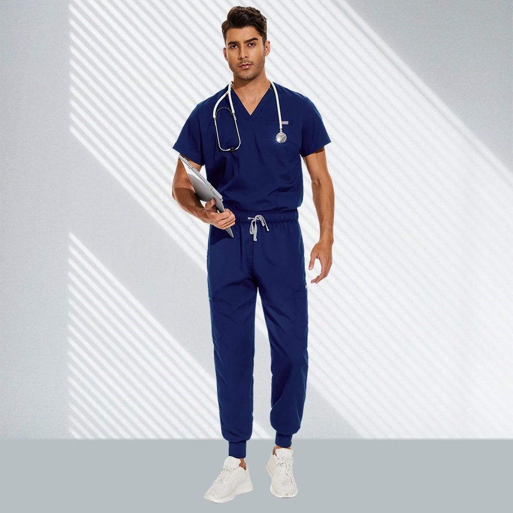2025 neue Männer Medizinische Peelings Tops Hose Unisex Chirurgische Sets Frauen Schönheit Salon Uniformen Dental Cic Arbeitskleidung Overalls Pflege Kleidung