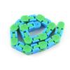New Strange Vent Decompression Toy Decompression Changeable Rail Car Chain 24 Sections Building Block Bracelet Chain