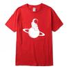 Mens Tshirt 100 Cotton Short Sleeve Space Moon Print Men T Shirt Casual Summer Loose Men Tshirt Cool Tshirt Male Tees Tops
