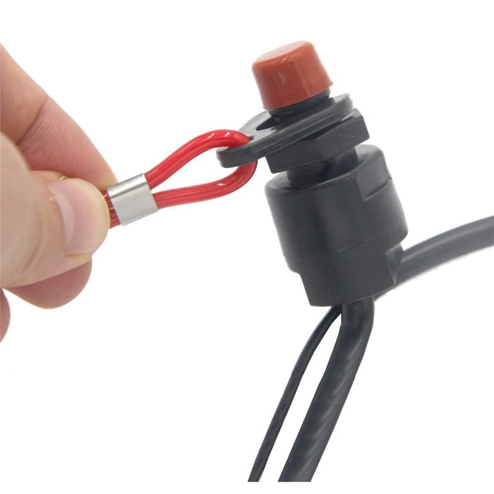 1 Set Kill Switch with Safety Tether Universal For most Outboard Engine Motor