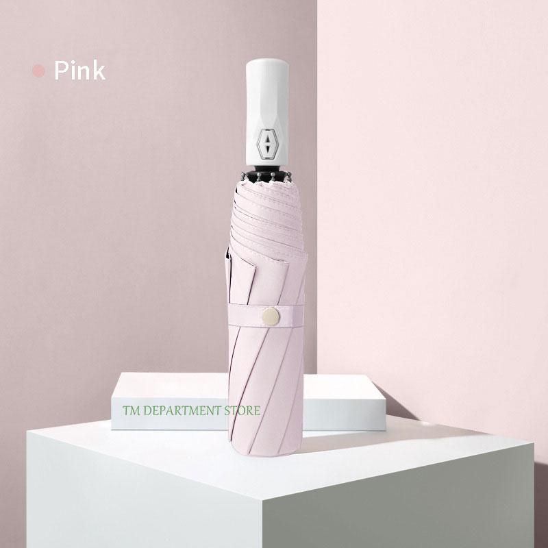 Fully Automatic Folding Umbrella for Travel, UV Protection, Windproof, Waterproof, 3 Folding Umbrellas, UV Protection, Gift for