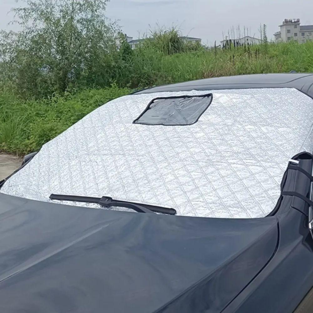 Universal Winter Car Snow Shield Windproof Strap Car Windshield Covers  Anti Sun UV