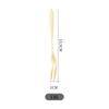 Wutuo 304 Stainless Steel Fruit Fork Set (21 Pcs, Gold)