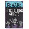 Spooky Metal Sign Haunted House Gothic Decor For Bedroom Vintage Halloween Decorations Witchy Room Decor Goth Room Decor