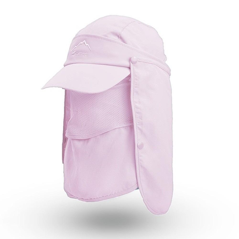Quick Drying Summer Protective Baseball Hat Breathable Protect Face Fishing Sun Hat Neck Cover Ear Flap Removable Fisherman Cap