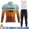 Termal Fleece Cycling Jersey Men's Winter Suit TEKR Thermal Man Outfit 2026 Mens Long Sleeve Clothing Jumper Set Ciclismo Hombre
