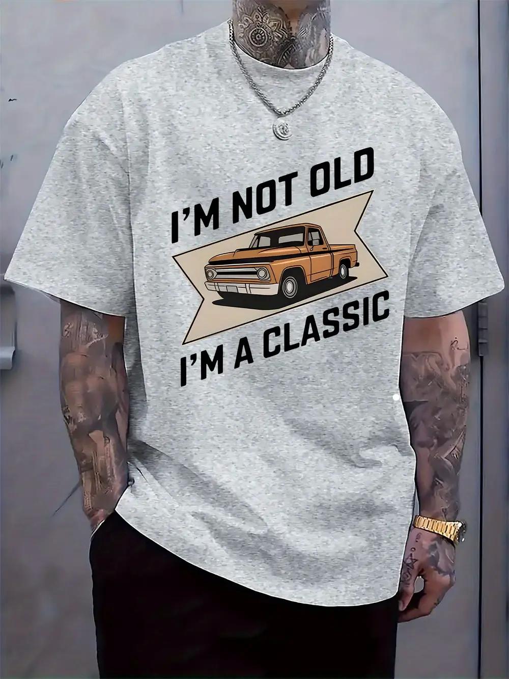 Retro Pickup Truck Graphic T-shirt - I m Not Old L