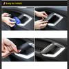 2pcs Car Door Handles Trim Frame Decoration Cover Bright Patch For Peugeot New 408 308 308S Interior