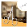 LIKENNY Cuticle Scissors, Extra Fine Curved Blade, Small Cuticle Care Scissors, Stainless Steel, Precision Tip, Multifunctional, For Nail
