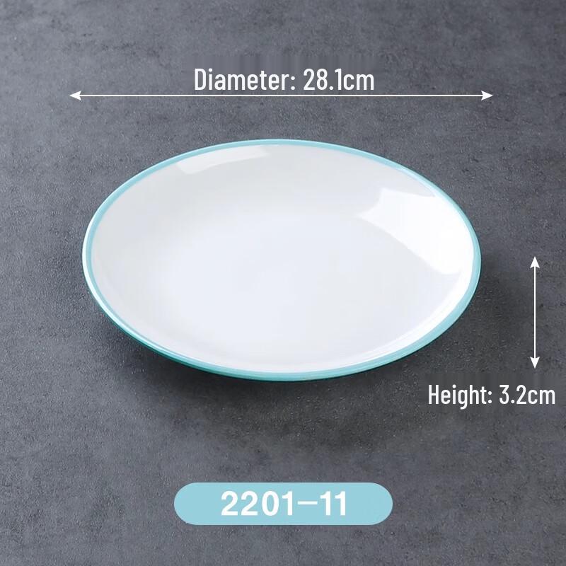 Round Melamine Dinner Plates