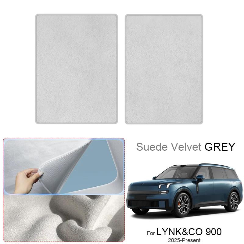 Car Suede Fabric Anti-uv For LYNK&CO 900 2025-Present Electrostatic Adsorption Sunroof Sunshade Auto Heat Insulation Skylight