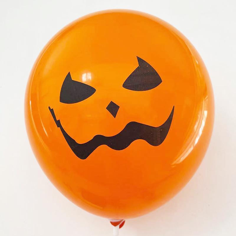 12inch Halloween Ghost Theme Party Decoration Set Skull Tombstone Latex Balloon Ghost Day April Fool's Day Surprise Party