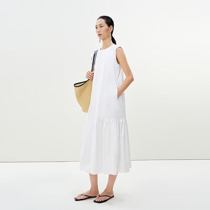 

LESS 2025 Summer A-line Collarless Long Dress S