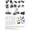 Automotive Connector (8 female  pole) 3482-4801 1-20setS  8pin  310001003 33000-0003