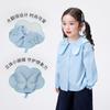 Girls' Pure Cotton 3D Bow Shirt