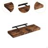 Shelf for Wall Mounted Wood Shelf,Decorative Rustic with Invisible Bracket Bedroom Nursery