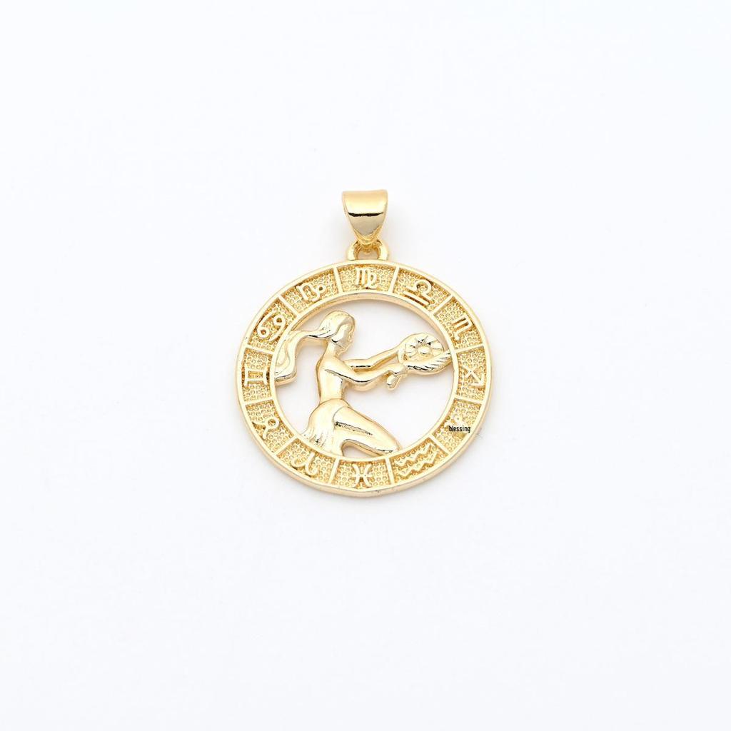 Zodiac Constellation Pendant Necklace for Men and Women - Elegant DIY Jewelry Accessory