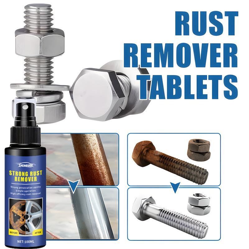 General Motors Metal Rust Remover and Protective Spray, Iron Removal Conversion Spray, Metal Rust Remover, Suitable for Car 100ml
