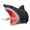Bathroom Tissue Holder with 3D Shark Design, Roll Stand for Daily Paper Dispensing, Countertop Storage Accent for Restroom and Wash Area Use
