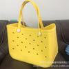 Borse estive carine con buchi Borsa a spalla in EVA Borsa da spiaggia mini in gelatina DIY Borsa a tote