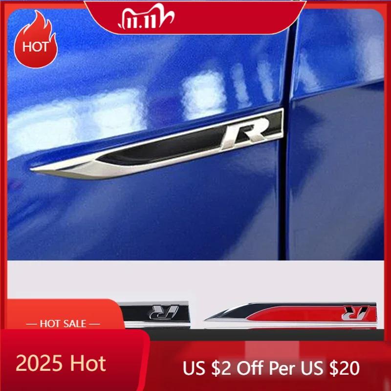 BQC1 2025 Hot New 3D Metal Side Wing Badge Emblem Fender for Volkswagen Golf 7 MK6 JETTA POLO Tiguan Accessories Car Styling QS8