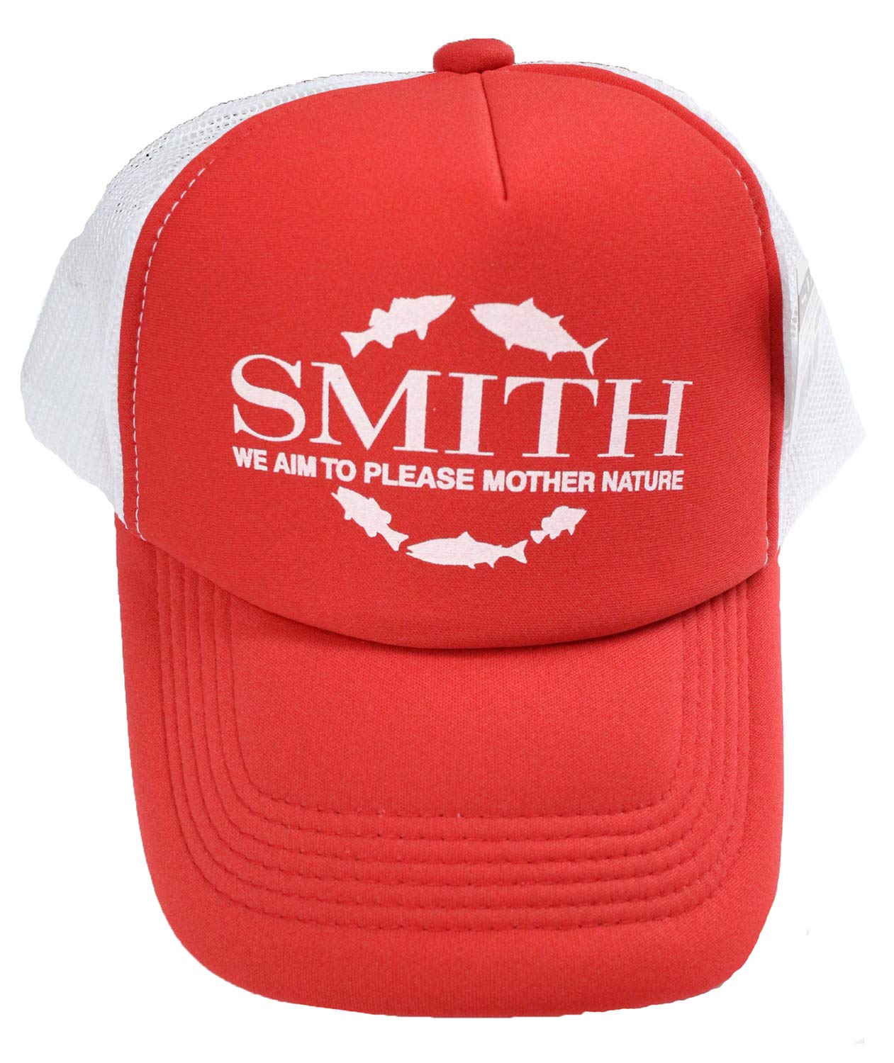 

SMITH LTD Белая сетчатая кепка SM WRDWH Красная № 02