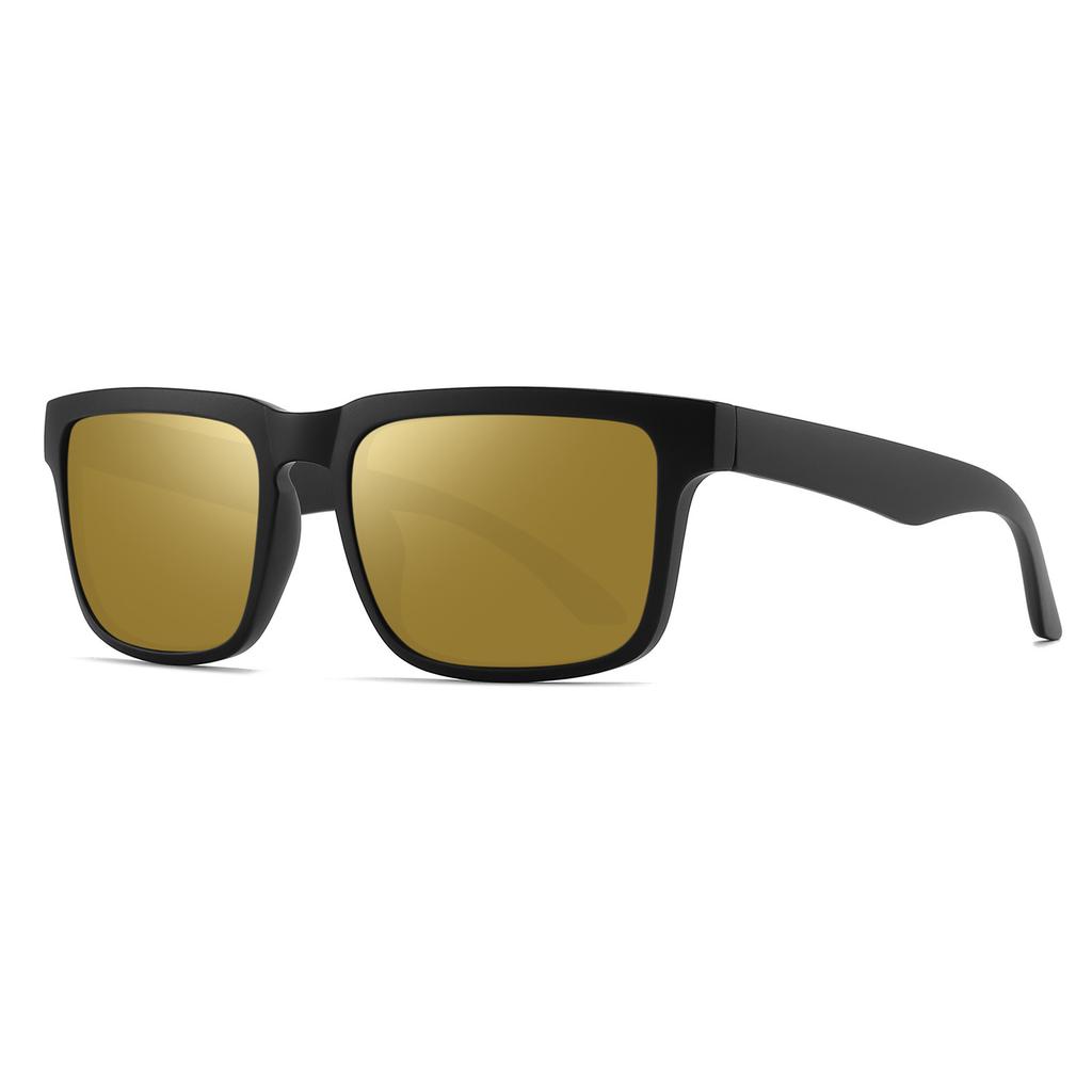 New European and American polarized sunglasses men's and women's outdoor square sports colorful anti-ultraviolet sunglasses